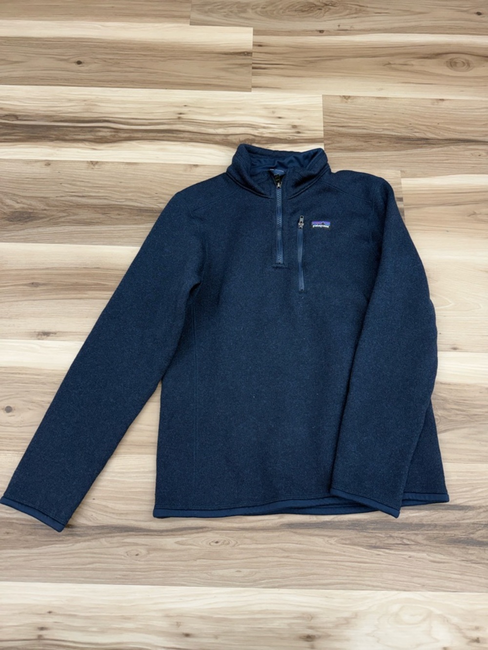 Patagonia Boys Navy Half-Zip Fleece Pullover AA20